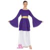 Eurotard Polyester Peplum Top Child S/M Purple - DanceSupplies.com