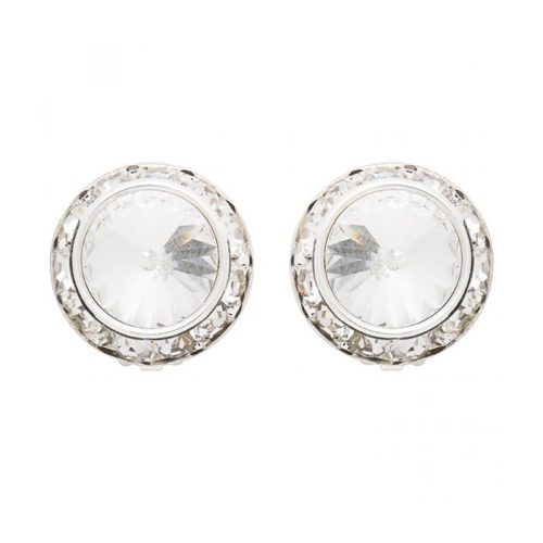 Dasha Performance Earrings (12mm/17mm) Clip-On Crystal - DanceSupplies.com