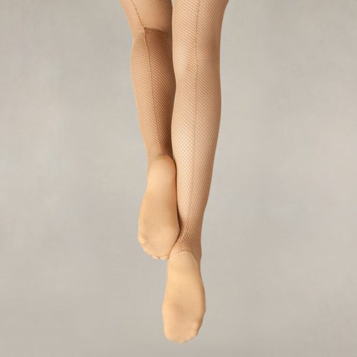 3400 Capezio Fishnet Tights With Seams 2