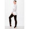 Aluvie Lux Legwarmers Adult Angora Black - DanceSupplies.com