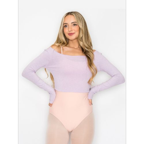 Aluvie AS003 Chloe Crop Top Lavender