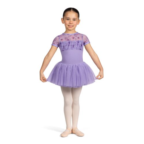 Bloch Belle Floral Tutu Dress Child 2-4 Lilac - DanceSupplies.com