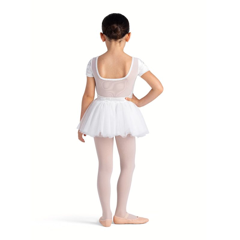 Bloch CL5242 Girls Delilah Cap Sleeve Tutu Dress White 2