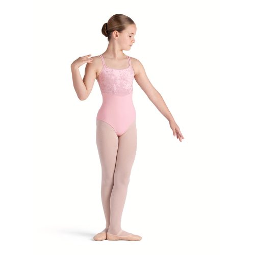 Bloch Girls Evie Camisole Leotard Child 4-6 Candy Pink - DanceSupplies.com