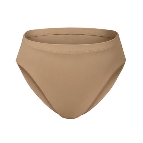 Bloch Girls Zaniah High Waist Brief Child 4-6 Tan - DanceSupplies.com