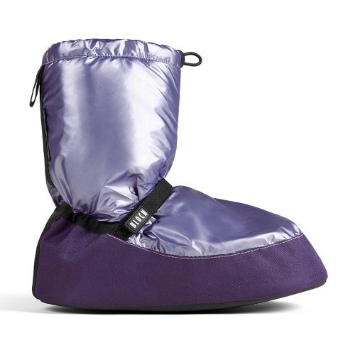 Bloch Adult Metallic Warmup Booties Adult XS Purple - DanceSupplies.com