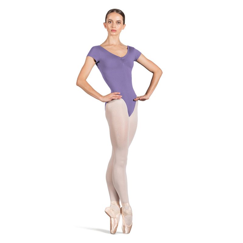 Bloch Ladies Penny Cap Sleeve Leotard Adult P Lavender - DanceSupplies.com