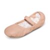 Bloch Giselle Child's Leather Ballet Slippers Child 7 B Pink- DanceSupplies.com