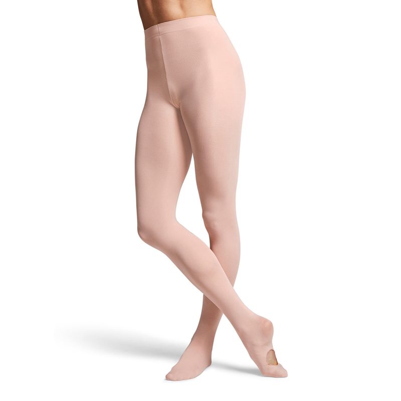 Bloch ContourSoft Adaptatoe Ladies Convertible Tights Adult P/S Pink - DanceSupplies.com