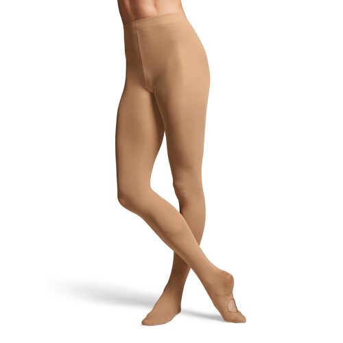 Bloch ContourSoft Adaptatoe Ladies Convertible Tights Adult P/S Tan - DanceSupplies.com