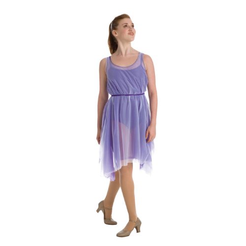 Body Wrappers Lyrical Tank Pullover Child 6X-7 Purple/Lilac - DanceSupplies.com