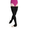 Body Wrappers 36" Stirrup Legwarmers Black  - DanceSupplies.com