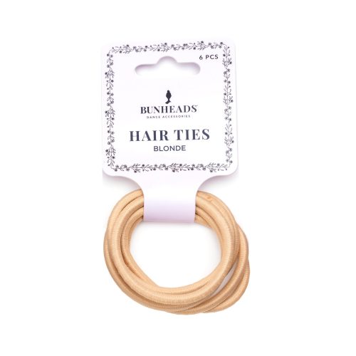 Bunheads Hair Elastics Blonde  - DanceSupplies.com