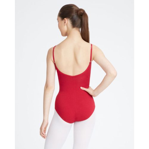 CC100 Capezio Camisole Leotard Adjustable Straps RED 2