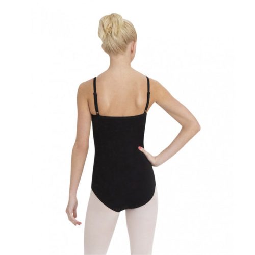 CC110 Capezio Camisole Leotard With Bratek BLK 2