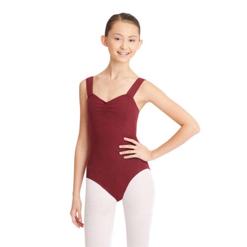 Capezio Adult Princess Tank Leotard Adult XS Burgundy - DanceSupplies.com