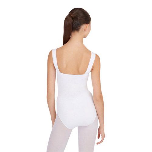 CC202 Capezio Princess Tank Leotard WHT 2