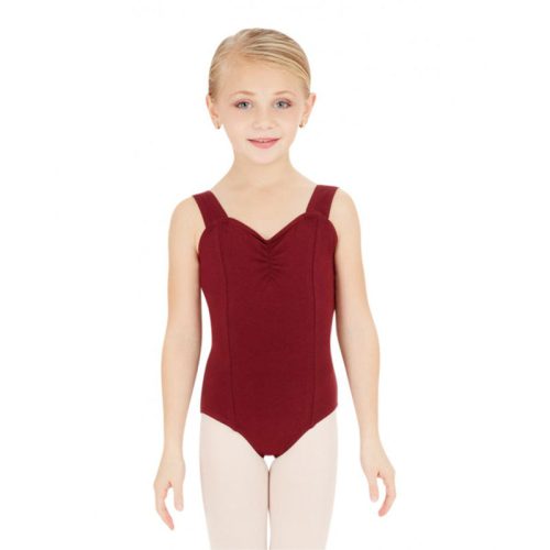 Capezio Child's Princess Tank Leotard Child M Burgundy - DanceSupplies.com