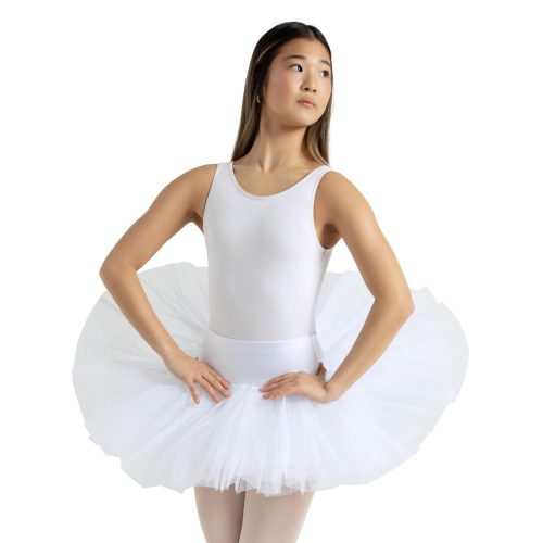 Capezio Practice Tutu Adult M White - DanceSupplies.com