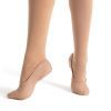 Capezio Adult Hanami Stretch Canvas Ballet Slippers - Light Suntan Adult 3 Medium Light Suntan- DanceSupplies.com