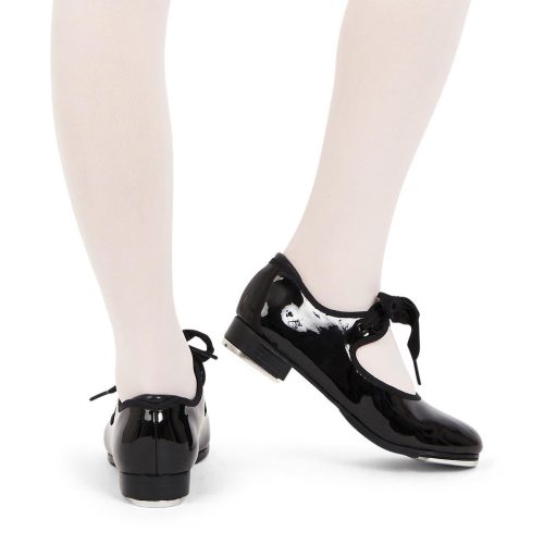 Capezio 356 Shuffle Tap Shoes BLK 2