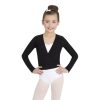 Capezio Child's Wrap Top Child S Black - DanceSupplies.com