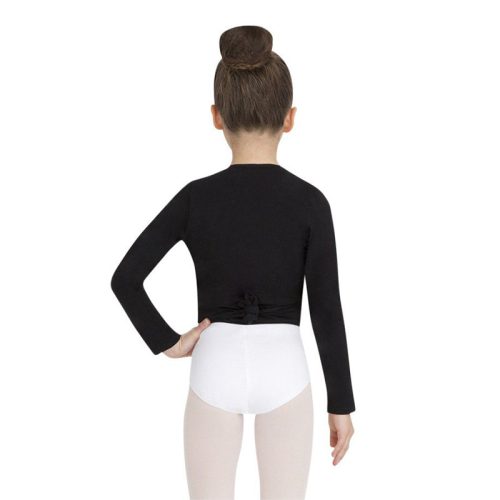 Capezio CC850C Child Wrap Top BLK 2