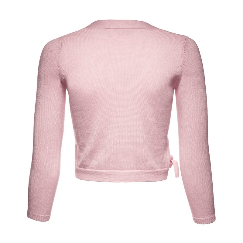 Capezio CK10949C Childs Wrap Sweater PNK 2