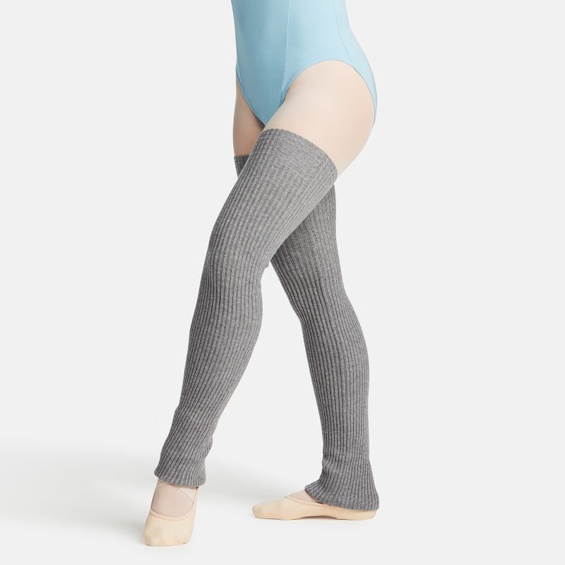 Capezio CK10953W 36 Ribbed Legwarmer GRY