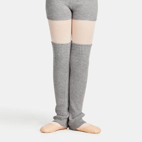 Capezio CK10955C 18 Ribbed Legwarmers GRY