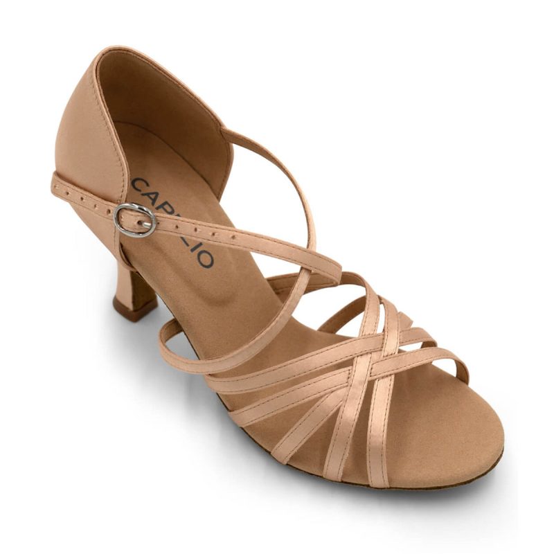 Capezio SD502 Rosa Ballroom Shoe Camel 2