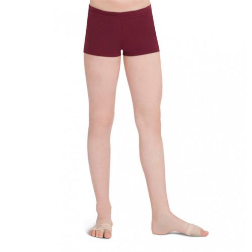 Capezio TB113C Capezio Low Rise Boy Cut Shorts MAR