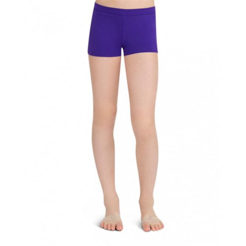 Capezio TB113C Capezio Low Rise Boy Cut Shorts PUR