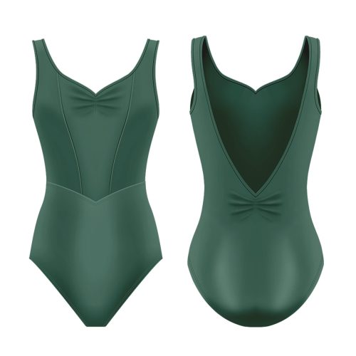 Danse de Paris Margot Leotard - Moss Adult XS Moss - DanceSupplies.com