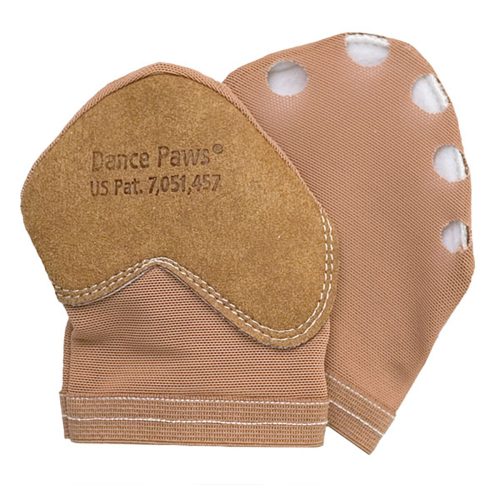 Dance Paws Adult XS Dark Nude - DanceSupplies.com