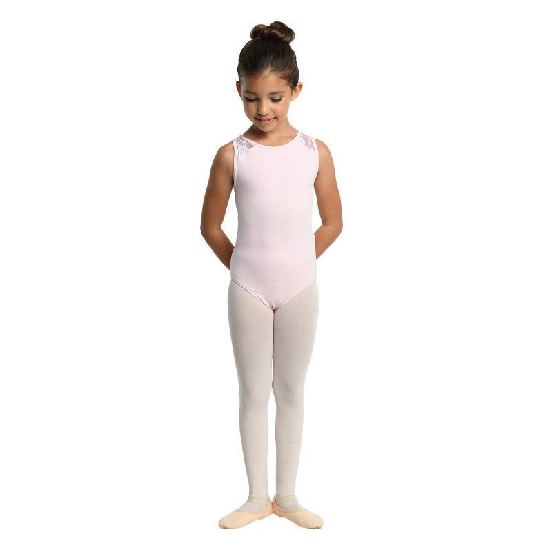 Danznmotion Child Clementine Tank Leotard Child 4-6 Pink - DanceSupplies.com