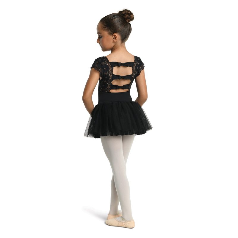 Danznmotion 23204C Child Brielle Dress Black 2