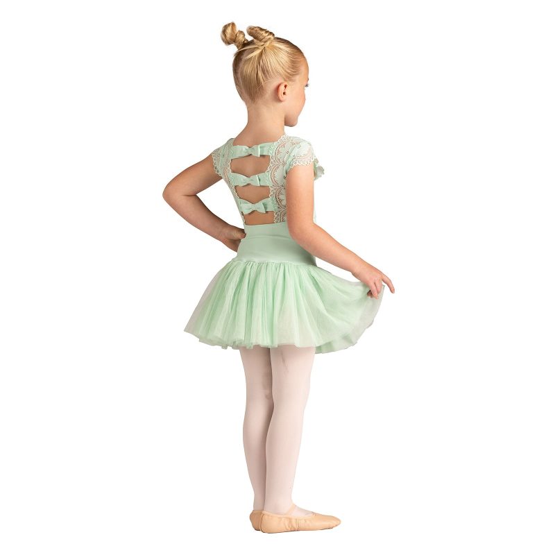 Danznmotion 23204C Child Brielle Dress Mist Green 2