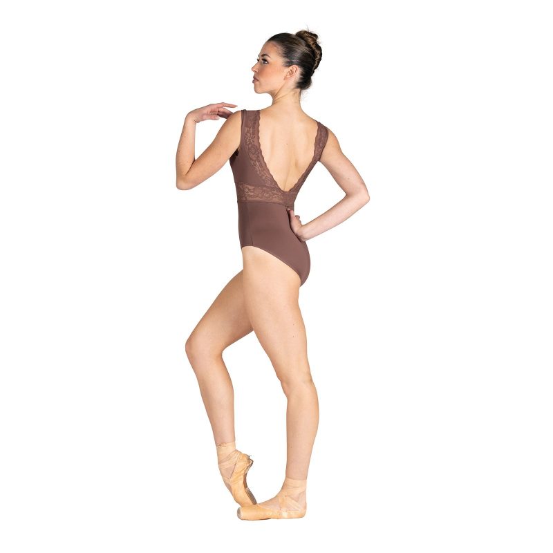 Danznmotion 24120A Adult Petra Leotard Latte 2