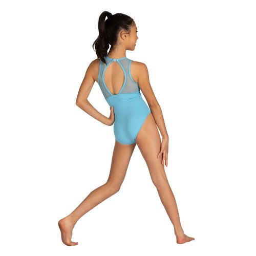 Danznmotion 24129C Child Scout Leotard Blue Lagoon 2