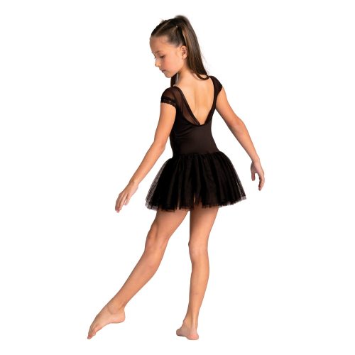 Danznmotion 24205C Child Sharlett Dress Black 2