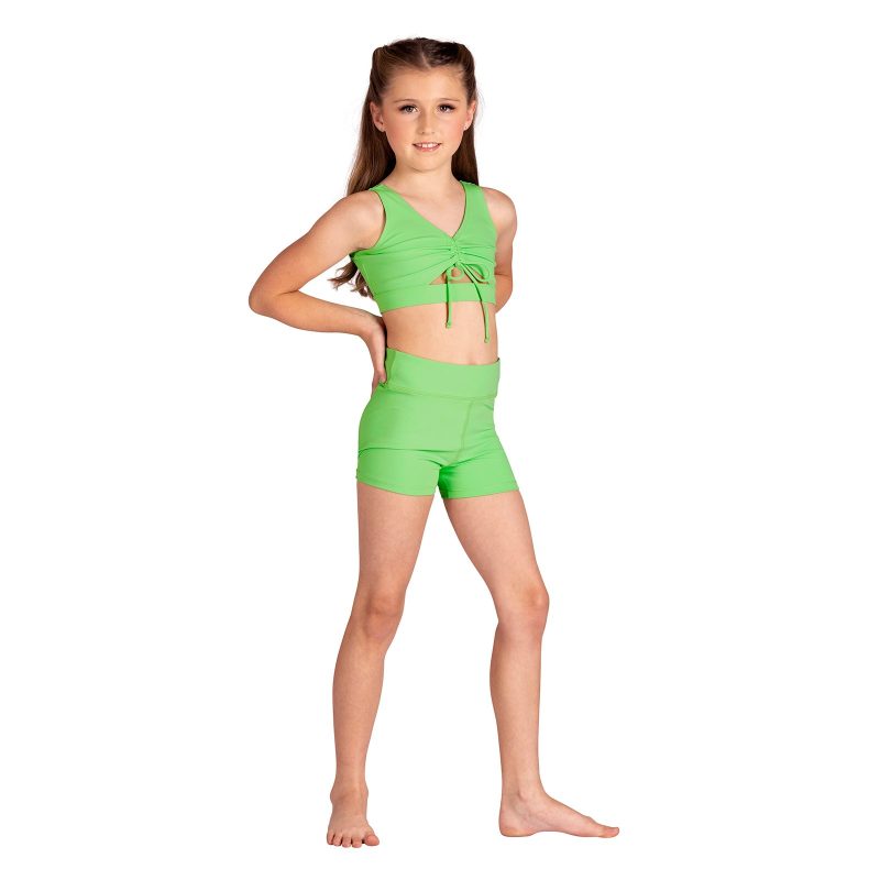 Danznmotion 24308C Child Evlynn Top Luminous Green 2