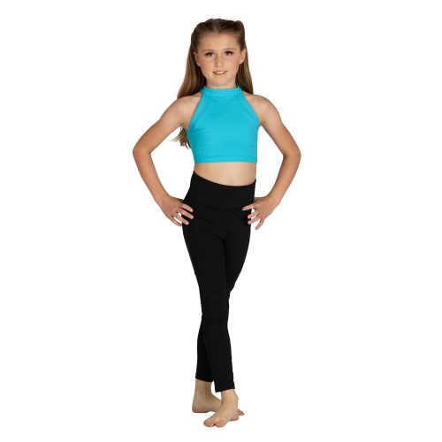 Danznmotion Child Tabitha Bra Top Child 6X-7 Blue Lagoon - DanceSupplies.com