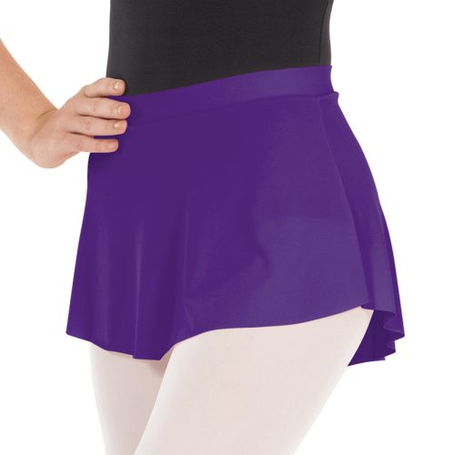 Eurotard Adult Mini Pull-On Skirt Adult XS Purple - DanceSupplies.com