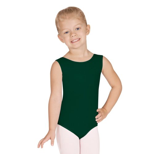 Eurotard Child's Tank Leotard Child XS Hunter - DanceSupplies.com