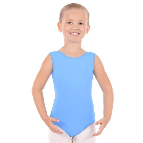 Eurotard Child's Tank Leotard Child XS Light Blue - DanceSupplies.com