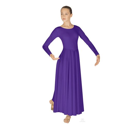 Eurotard Simplicity Liturgical Dress Adult XS Purple - DanceSupplies.com