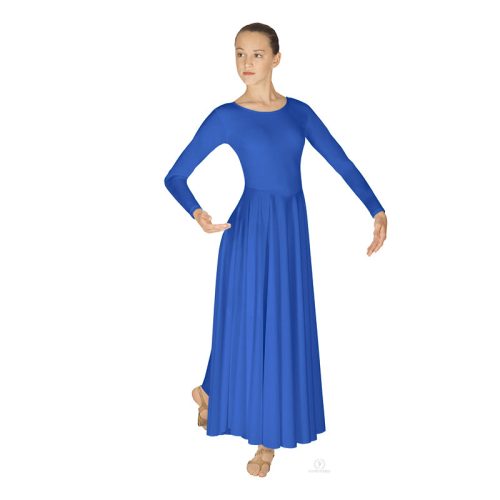 Eurotard Simplicity Liturgical Dress Adult XS Royal - DanceSupplies.com