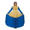 Eurotard Peplum Tunic Adult S/M Gold - DanceSupplies.com