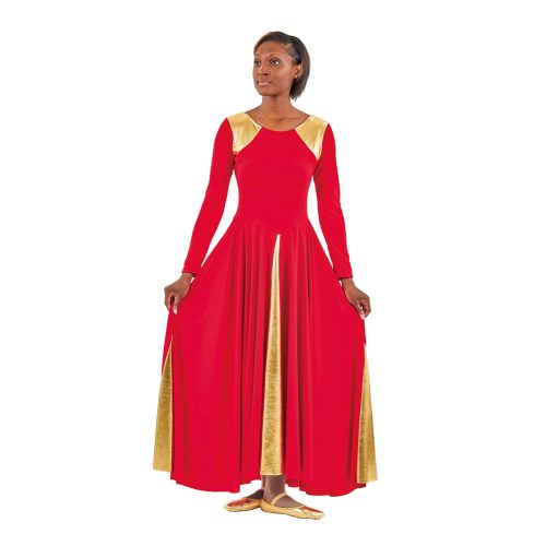 Eurotard 19146 High Favor Warrior Dress Red 2